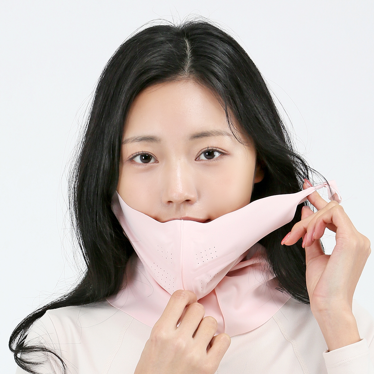 아이브 롱넥 UV자외선차단마스크 얼굴햇빛가리개 남성 여성 골프 등산 러닝 자전거 낚시 - 상세 이미지 2
