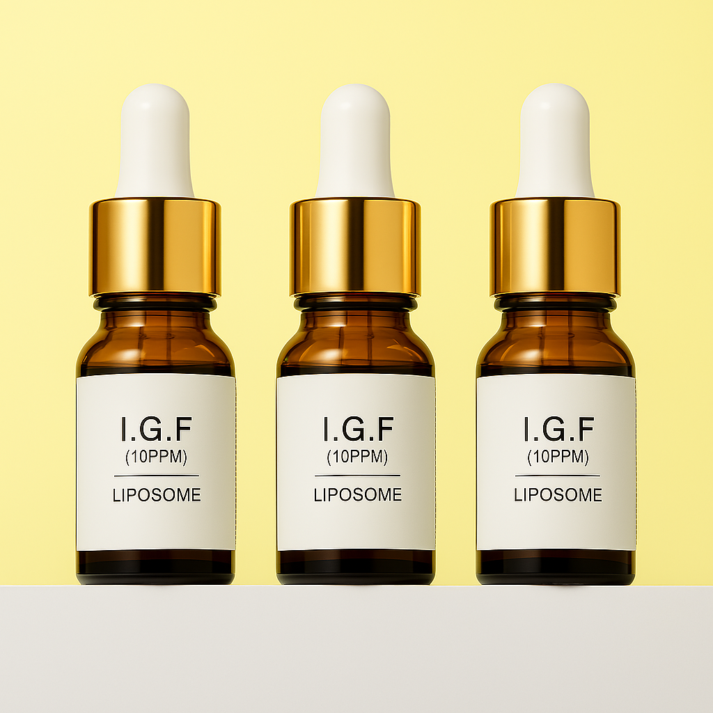 랑팡 IGF 리포좀 10ppm 앰플 원액 10ml 1+1+1미백 탄력 영양 보습 수분 세럼