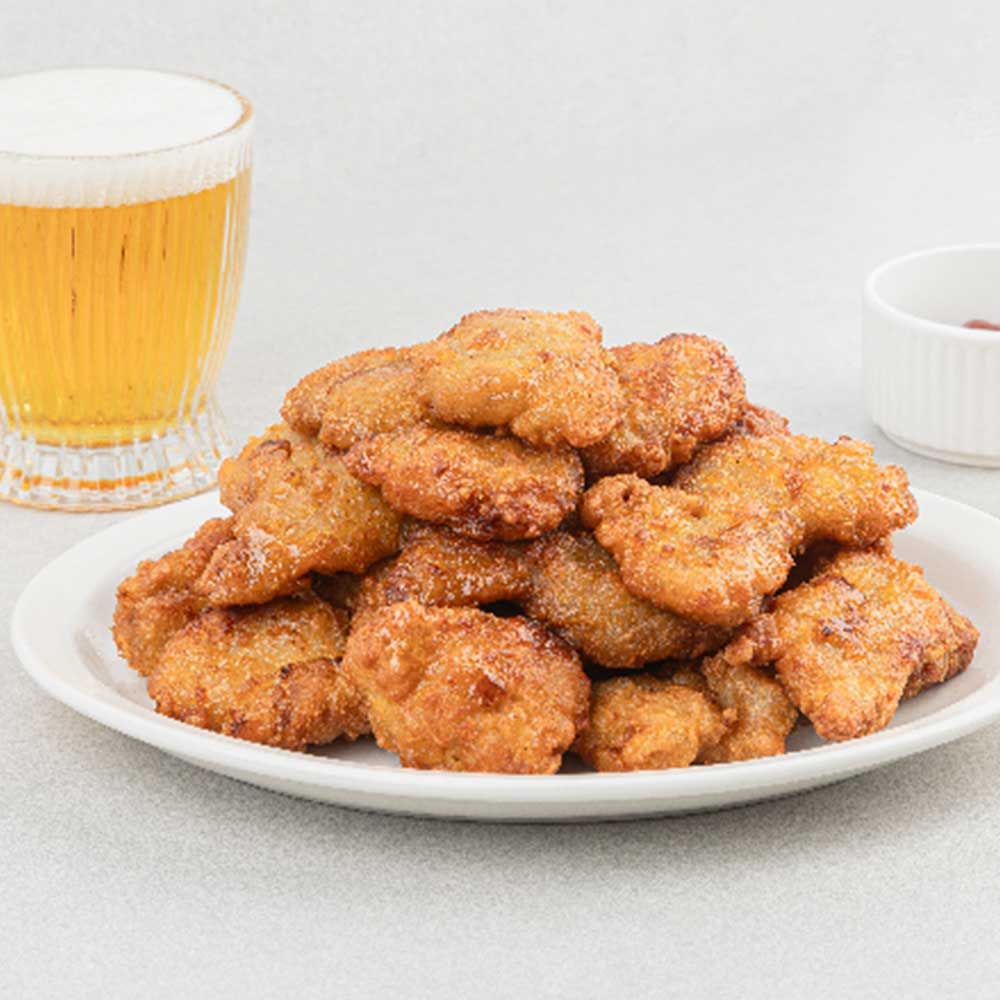 [부산 깡통시장]돼지후라이드 등심튀김 1kg 대용량 / 갈비맛양념 돼지튀김 해와바다 - 상세 이미지 4