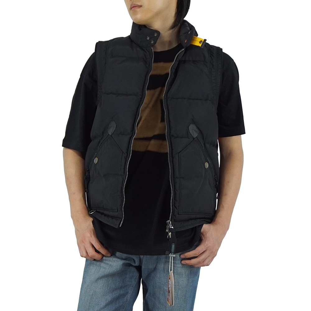 파라점퍼스 KOBUK 코벅 남성 다운 패딩 조끼 베스트 블랙 PMJKMA05 0541