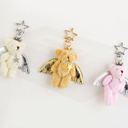 곰인형 키링 가방고리 열쇠 자동차 열쇠고리 핸드폰 장식