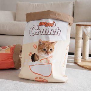 정글몬스터 모모의 크런치백 고양이 바스락 숨숨집 솔직 후기 | 실제 사용자 리뷰 총정리 - 상품 이미지 4