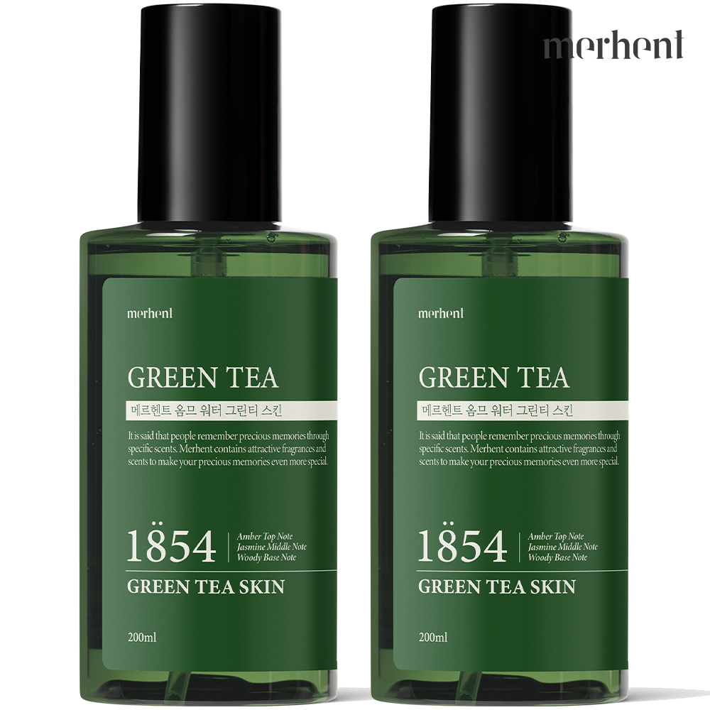 1+1 메르헨트 대용량 그린티 스킨 토너 200ml 수분 진정 보습 남자 남성 - 상세 이미지 2