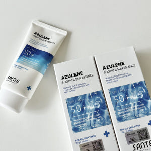 [본사정품] 상떼 선크림 아줄렌 수더 선에센스 75ml 솔직 후기 | 피부 타입별 분석 - 상품 이미지 2