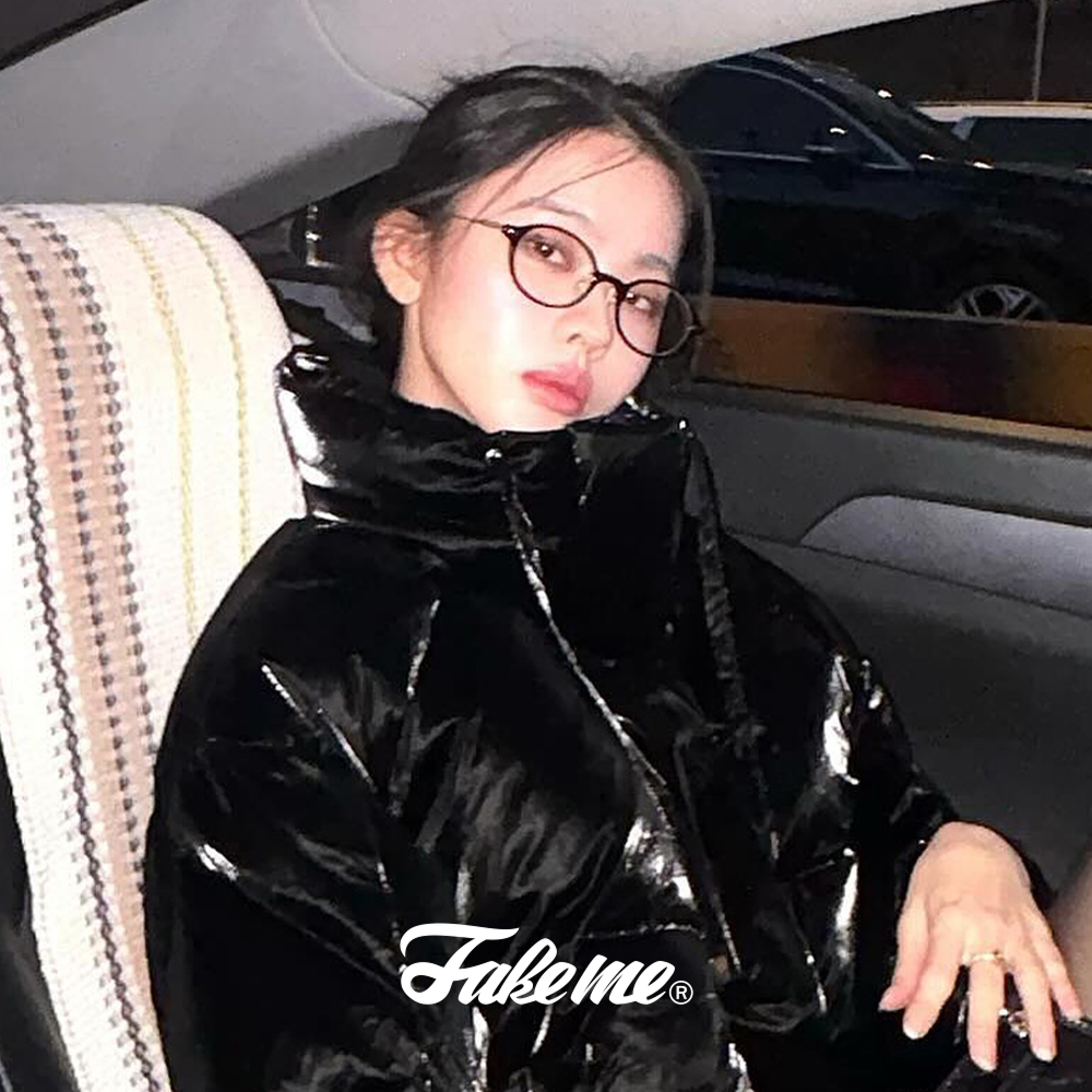 페이크미 케이트 얇은 뿔테 티타늄 콤비 코받침 가벼운 긱시크 오벌 안경 이미지 8