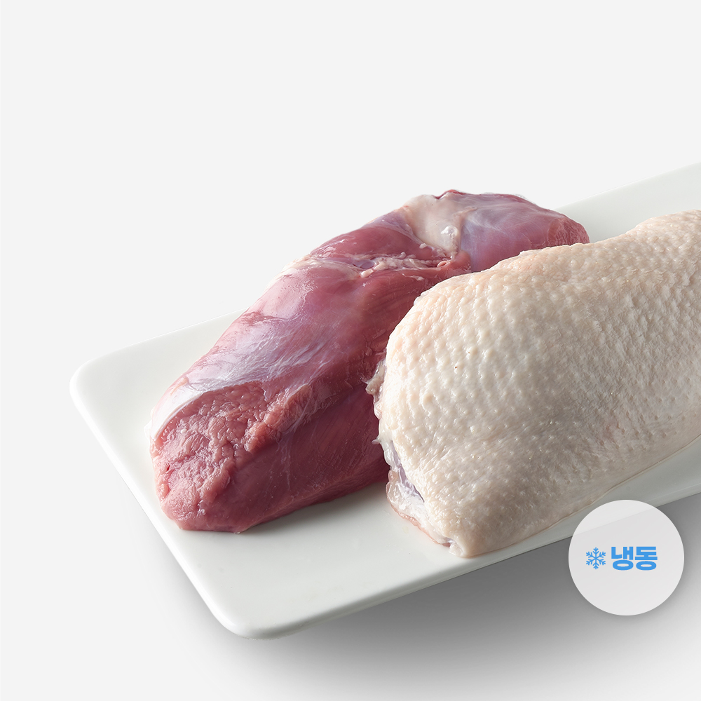 하림 주원산오리 오리 가슴살 1kg(냉동) 고기 생 요리 - 상품 이미지