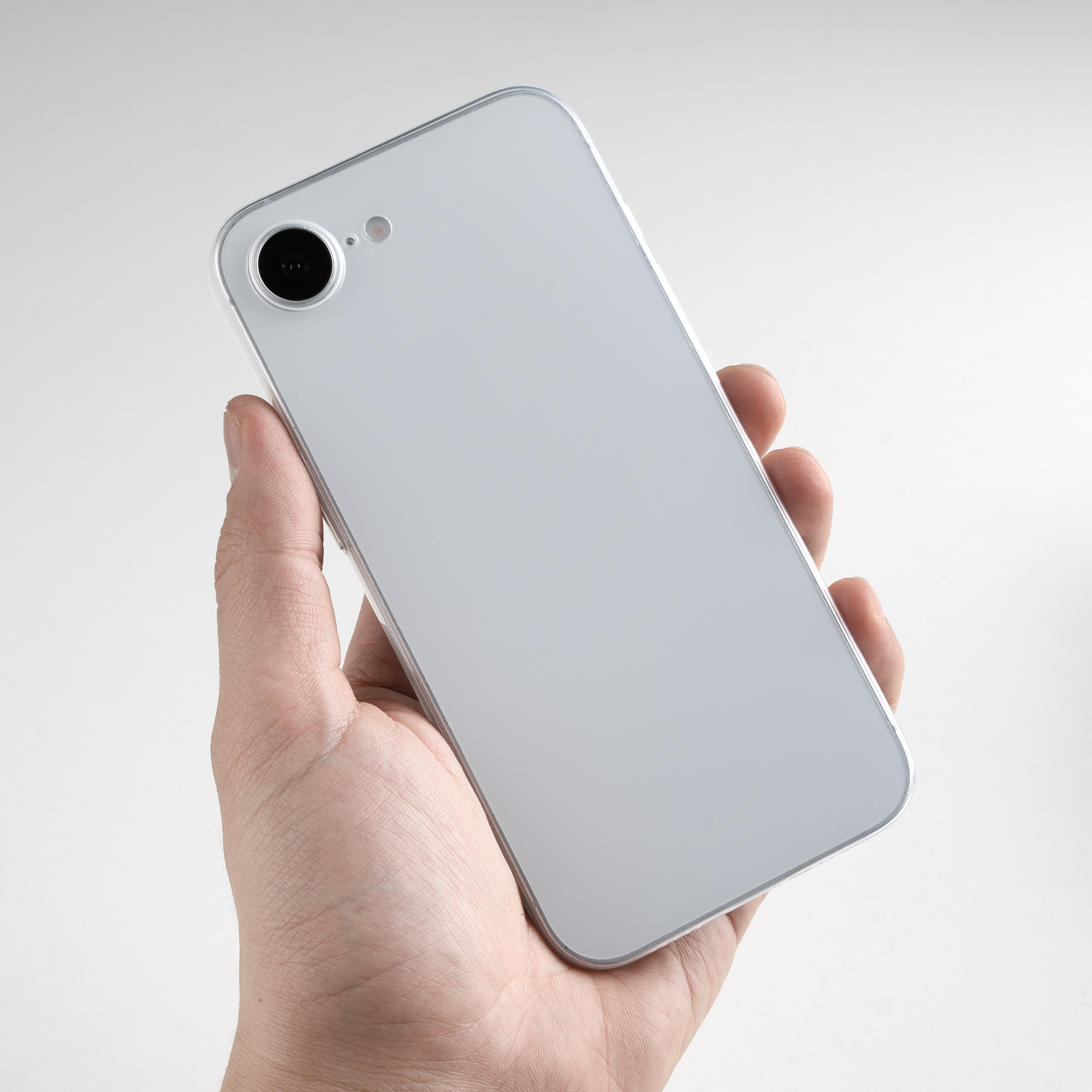 변색없는 아이폰 얇은 생폰 슬림 케이스 투명, 아이폰16e