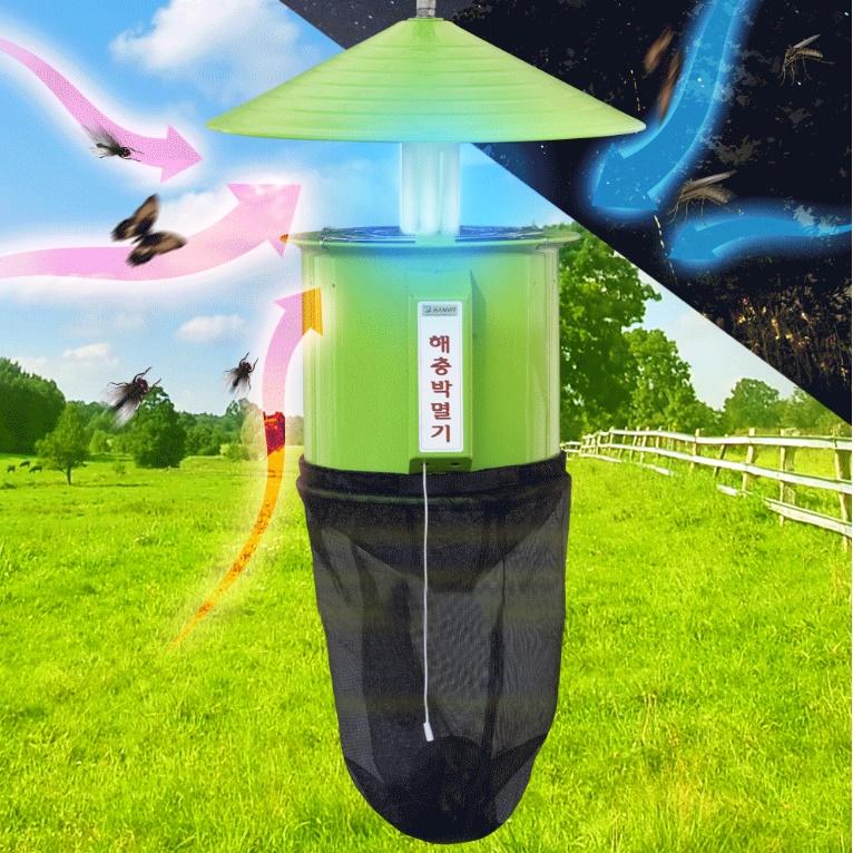 벽걸이 해충퇴치기 대형 벌레퇴치기계 날벌레 모기퇴치기