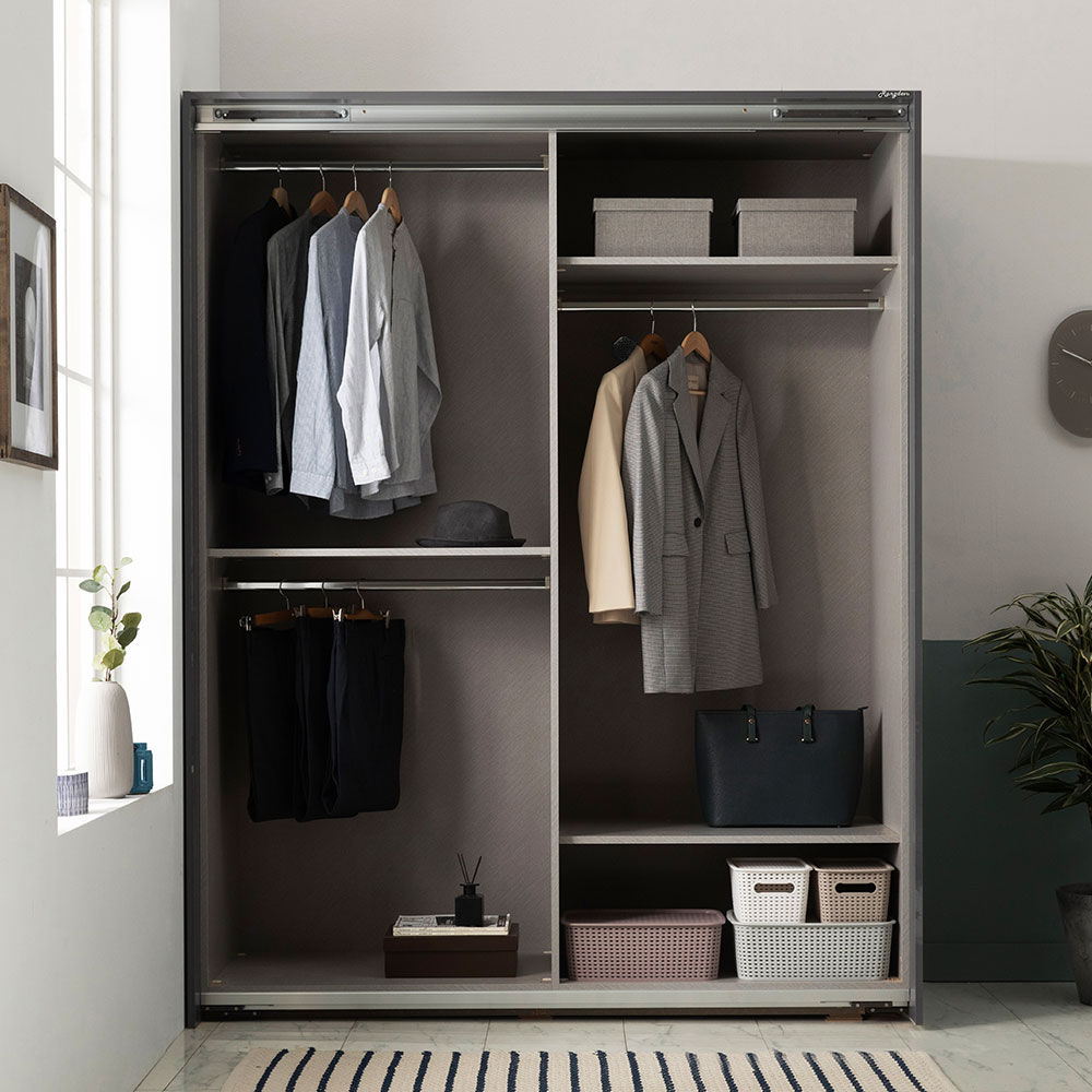 장인가구 로아그로시 2000 행거형 슬라이딩 옷장 - 상세 이미지 3