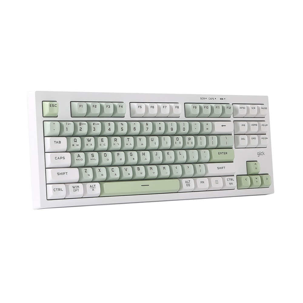 지클릭커 사일런스 M 무소음 풀윤활 무선 블루투스 키보드 방수 충격방지 Greenwich RC2 87키, 멤브레인 - 상세 이미지 2