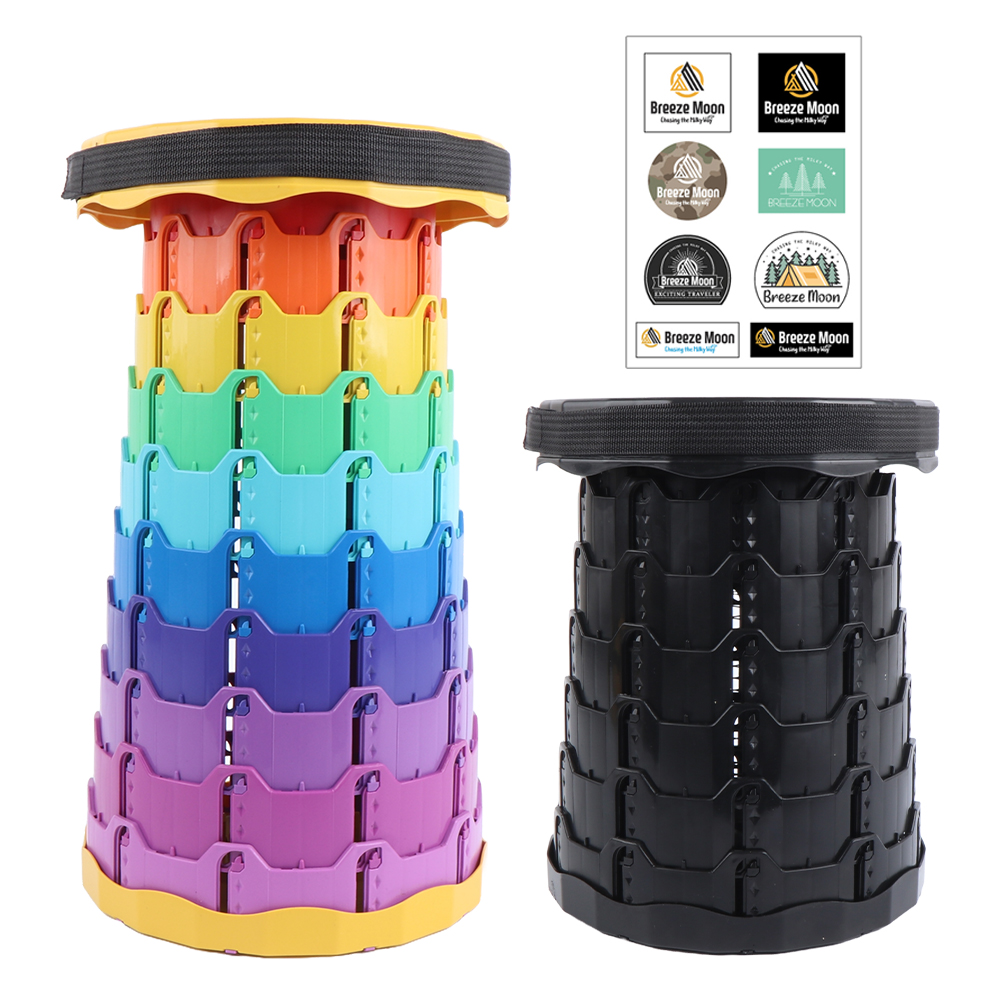 브리즈문 접이식 아코디언 자바라 의자 놀이동산 줄서기 코끼리 간이 의자 체어 높이조절 스툴