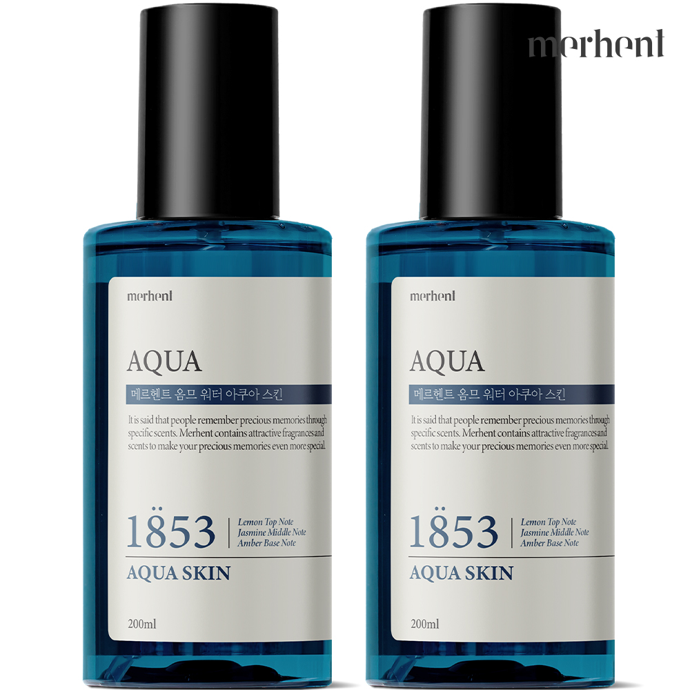 1+1 메르헨트 아쿠아 대용량 스킨 토너 200ml 수분 진정 보습 남자 남성 - 상세 이미지 2