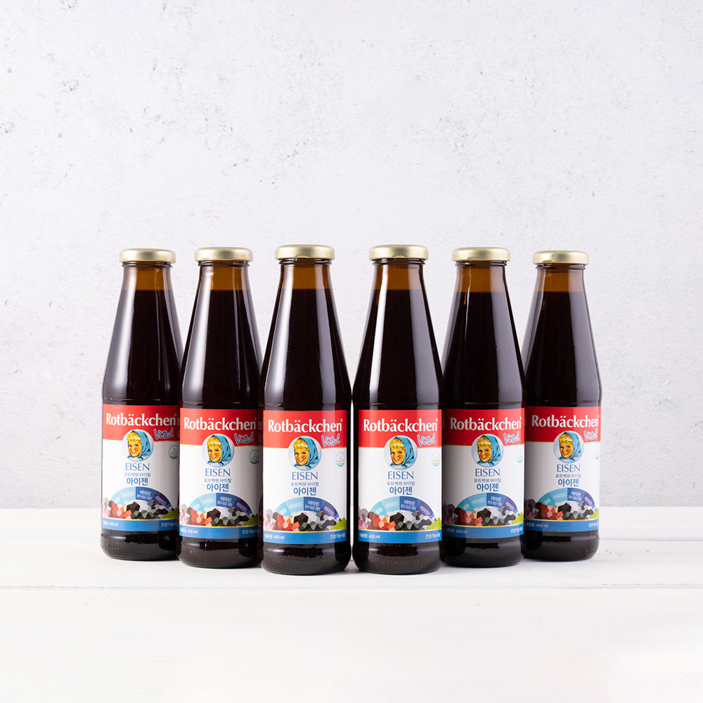 로트벡쉔 바이탈 아이젠 마시는 어린이 임산부철분제 액상 철분영양제 450ml, 6개