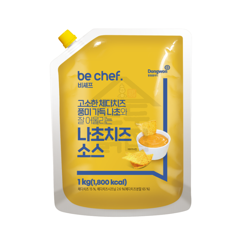 동원 홈푸드 비셰프 나초치즈소스 1kgx10봉지 BOX 나쵸 체다치즈 - 상세 이미지 2