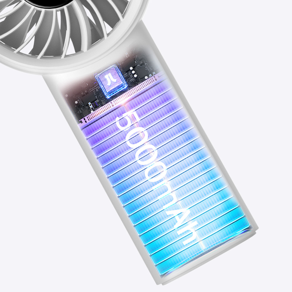 지수라이프 BLDC 휴대용 선풍기 무선 손풍기 Life4 라이트 그레이 (5000mAh) 이미지 8