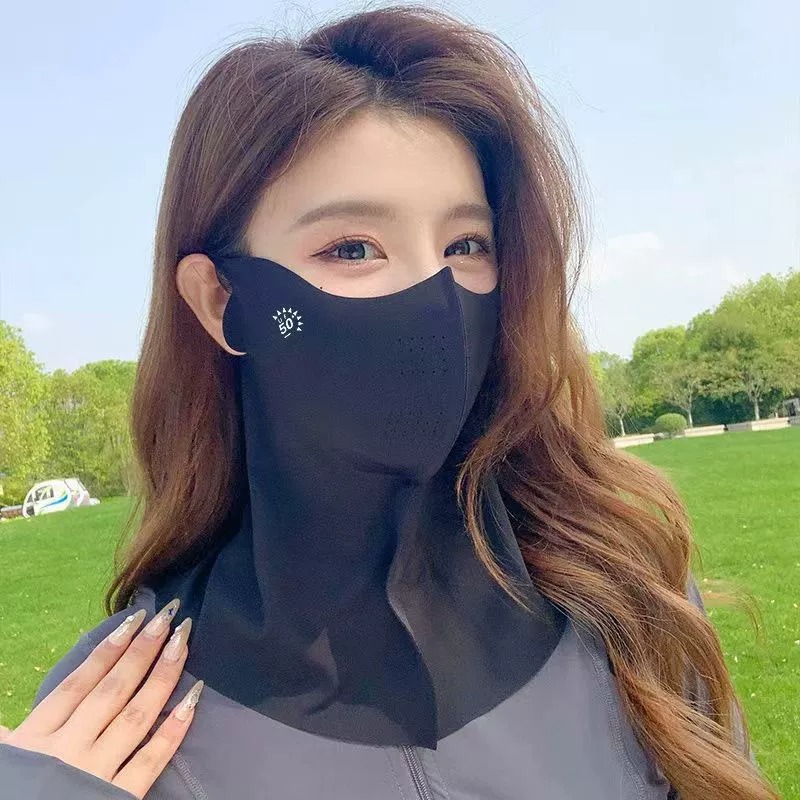 자외선 차단 롱넥 마스크 얼굴 햇빛 가리개 골프 여름 자전거 등산 스포츠 - 상품 이미지