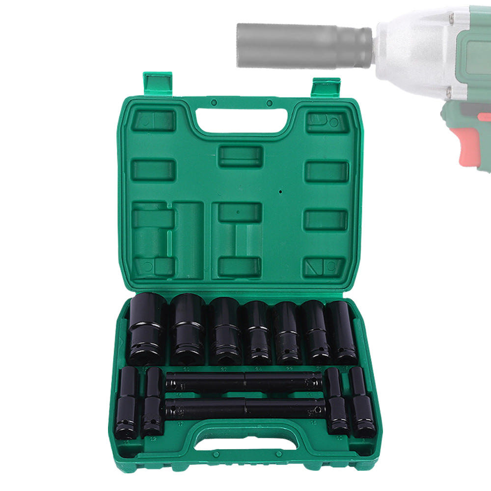 솔리드 1/2 임팩 롱 복스알 15P 세트 육각소켓 수동 렌치 롱임팩 롱복스