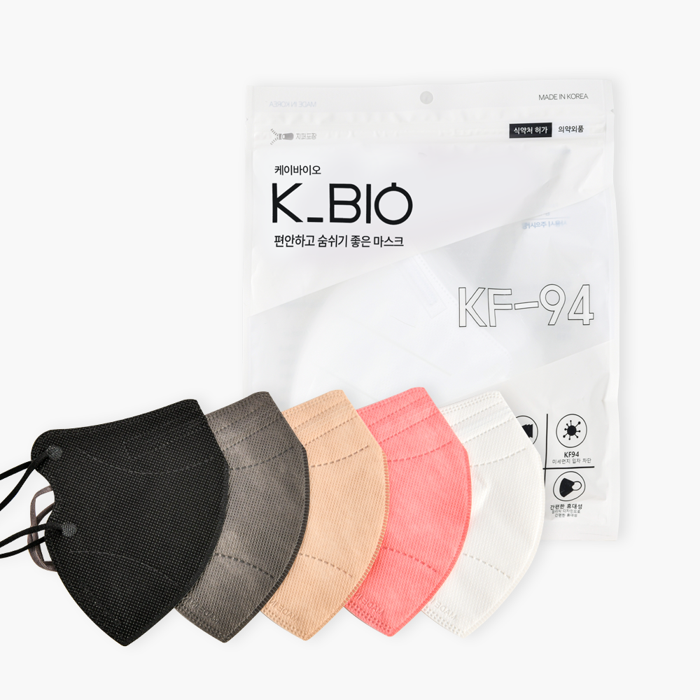 연예인 새부리형 마스크 KF94 마스크 L(대형), 베이지, 100개