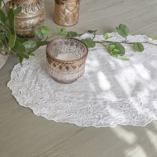 메종드파리 프렌치 자수 플레이스매트 발스 (2size) - 상품 이미지