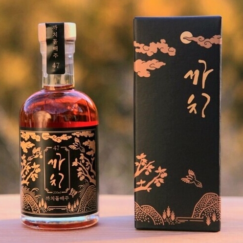까치돌배주 47도 200ml 강원 홍천 돌배술 (케이스 포함) - 메인 이미지