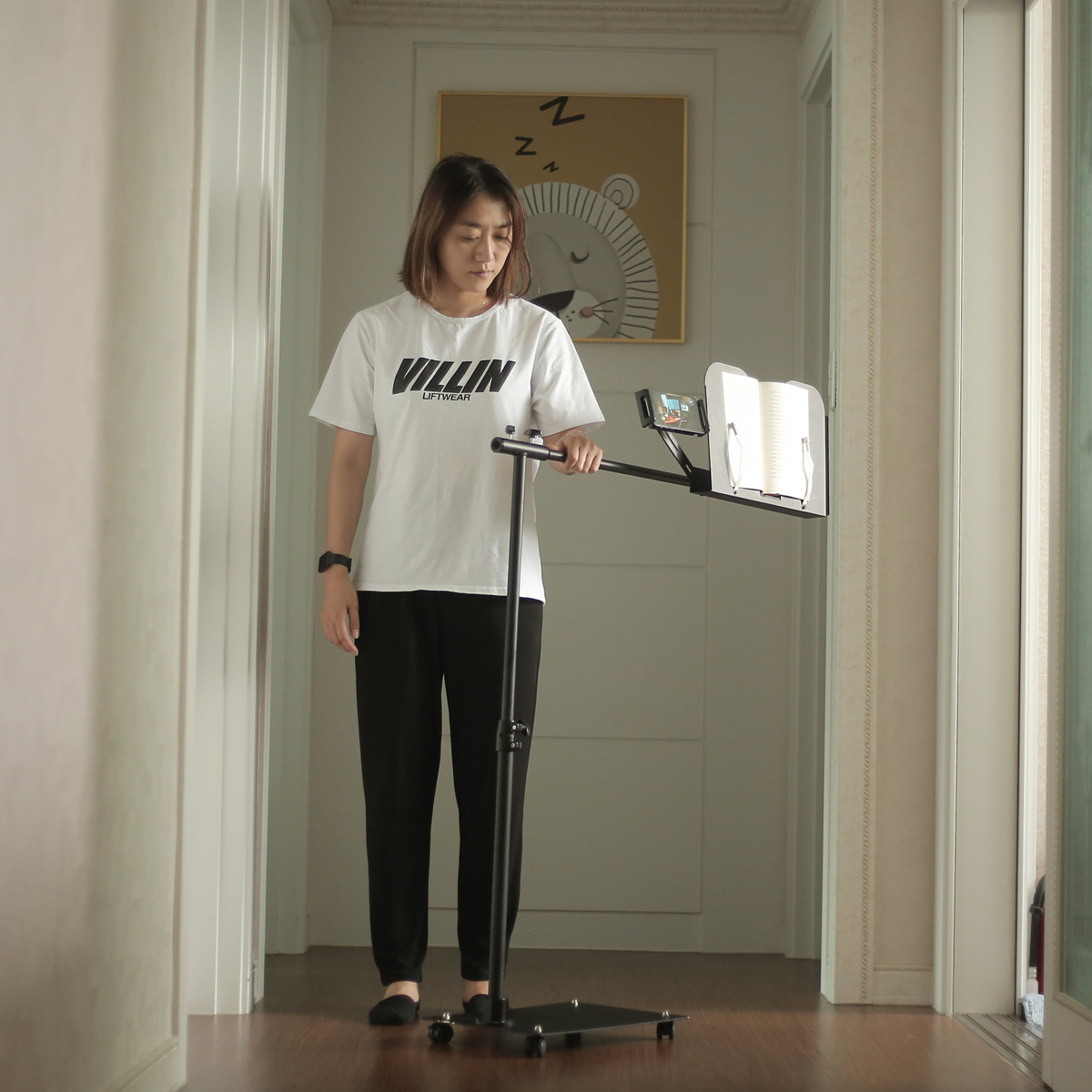 누어뷰 프로 플러스 눕서대 누워서보는 독서대 책보기 받침대 거치대 침대 - 상세 이미지 4
