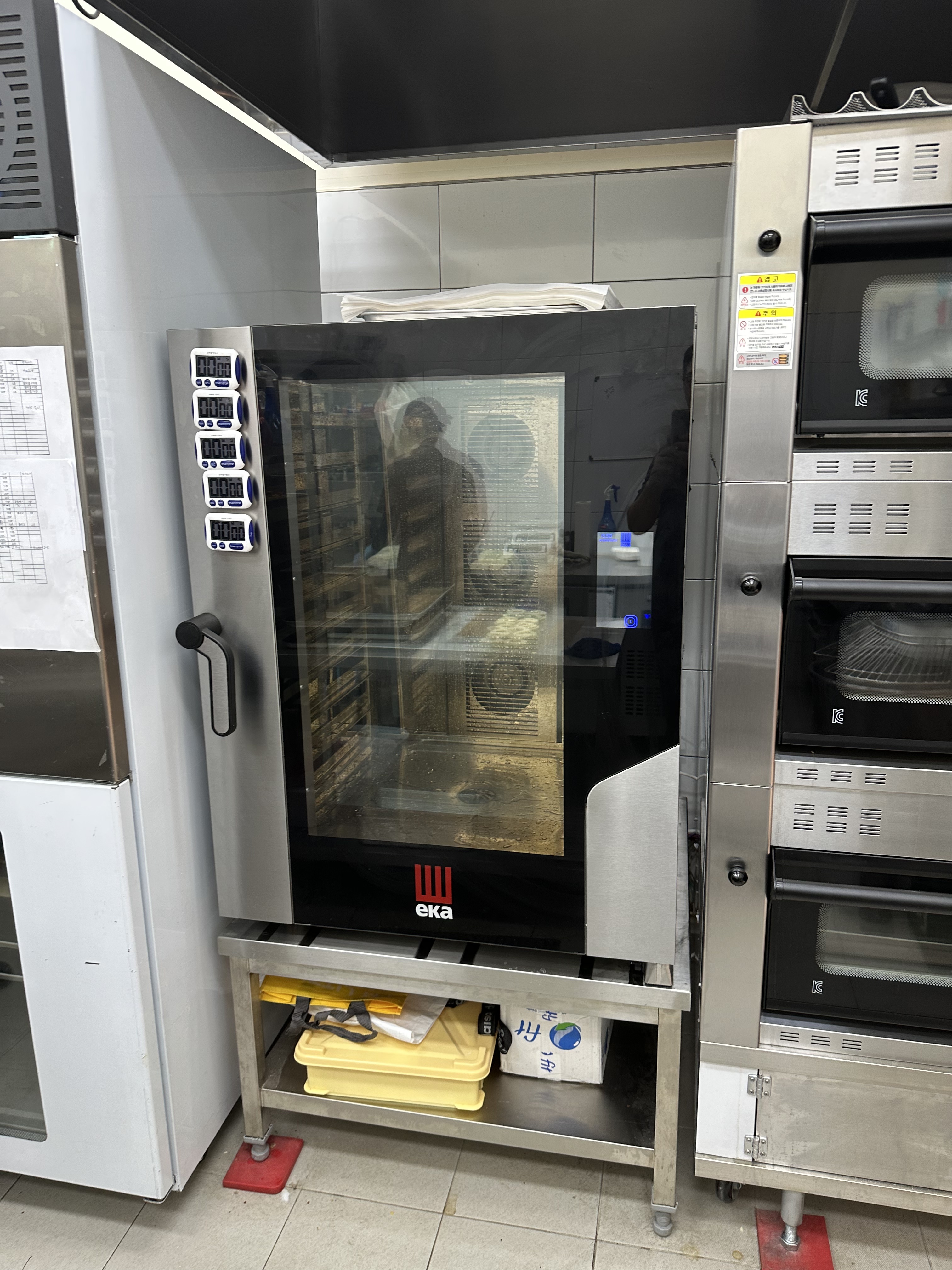 에카오븐 업소용오븐기 10단 대형 컨벡션 콤비 제과제빵 급식 베이커리 카페 MKF1064BM