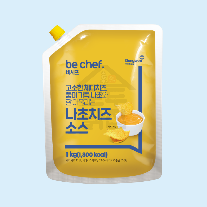 동원 홈푸드 비셰프 나초치즈소스 1kgx10봉지 BOX 나쵸 체다치즈 - 상세 이미지 3