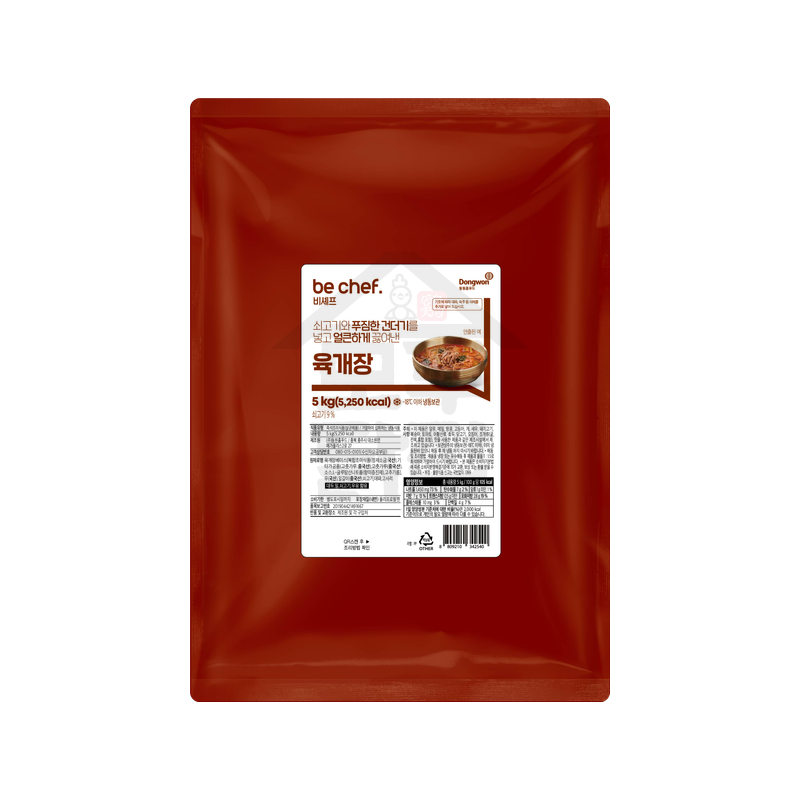 동원 홈푸드 비셰프 육개장 5KGx2봉지 BOX 쇠고기 대용량 - 상세 이미지 2