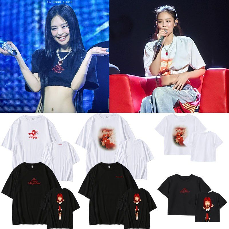 블랙핑크 제니 티셔츠, 루비 콘서트 굿즈, 제니 굿즈, 블랙핑크 굿즈 추천