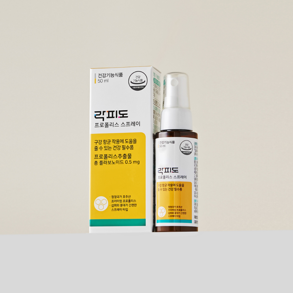 락피도 프로폴리스 구강항균 스프레이 50ml, 1개 제품 이미지