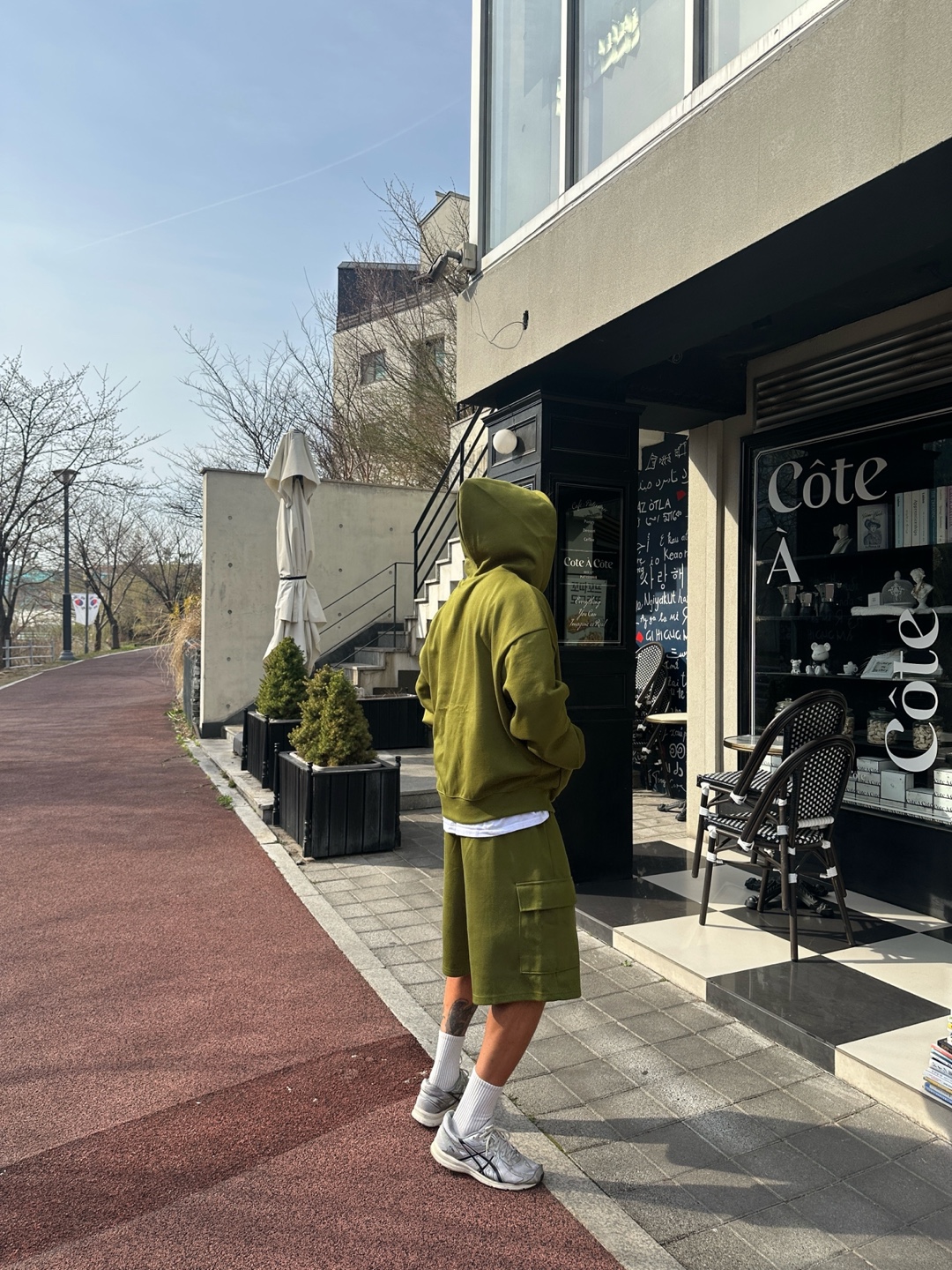 남자버뮤다팬츠 남자카고반바지 와이드반바지 - 상세 이미지 5