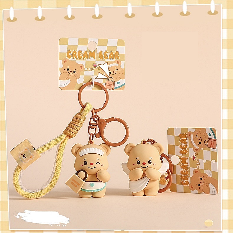 베어 곰돌이 차키키링 자동차 차키홀더링 스마트키 인형 미니 가방 키링 명품 싼