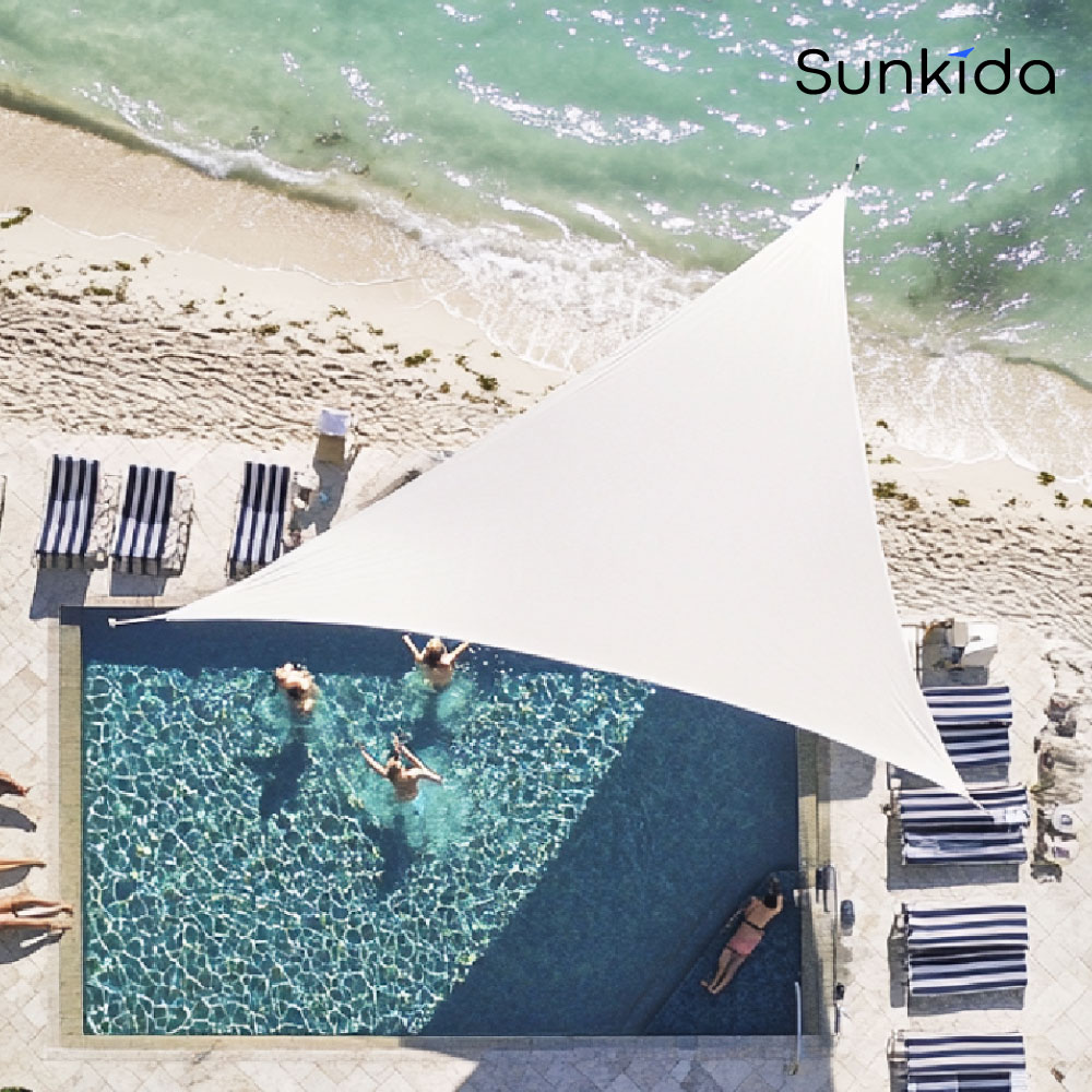 그늘막타프 삼각 타프 방수 그늘막 옥상 캠핑 야외 메쉬 3.6m