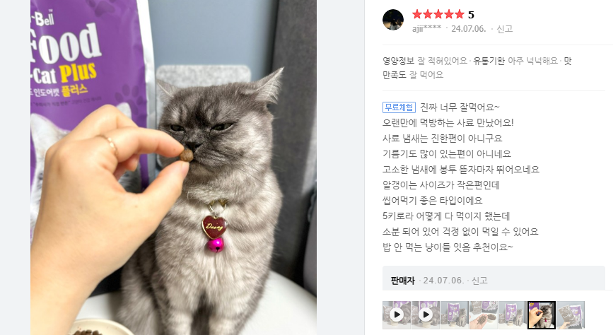 그린벨씨푸드플러스 고양이사료5kg 이미지 2