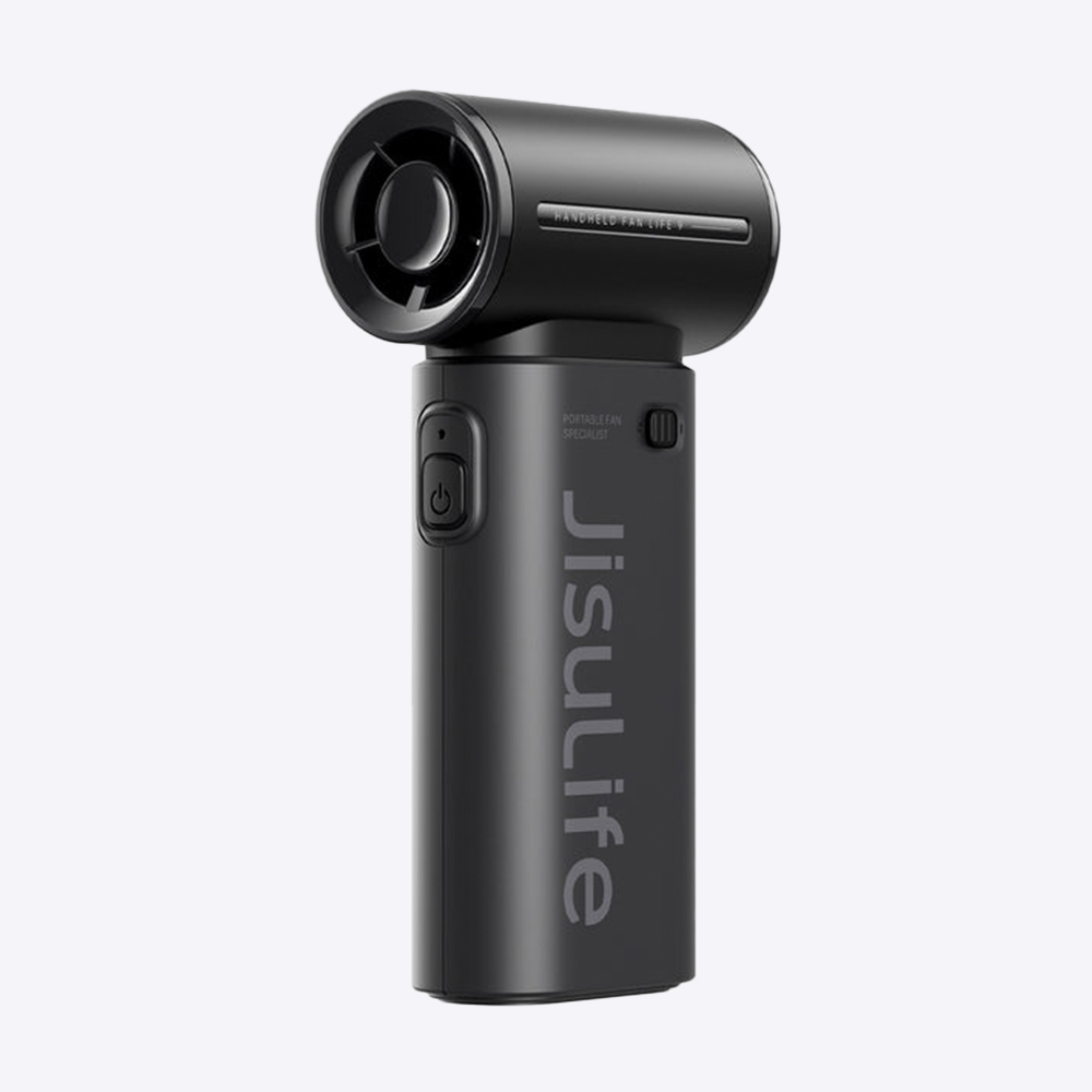 지수라이프 BLDC 휴대용 선풍기 무선 손풍기 Life9 차콜 블랙 (5000mAh) - 상세 이미지 2