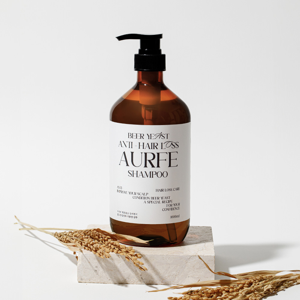 아우페 맥주효모 탈모샴푸 두피케어 모발 탈모 증상완화 대용량 샴푸 1L