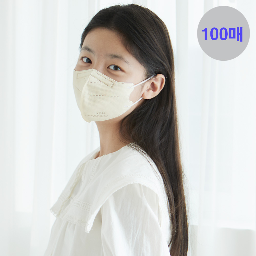 메디케이알 와이드핏 KF94 극소형 100매 컬러 황사마스크