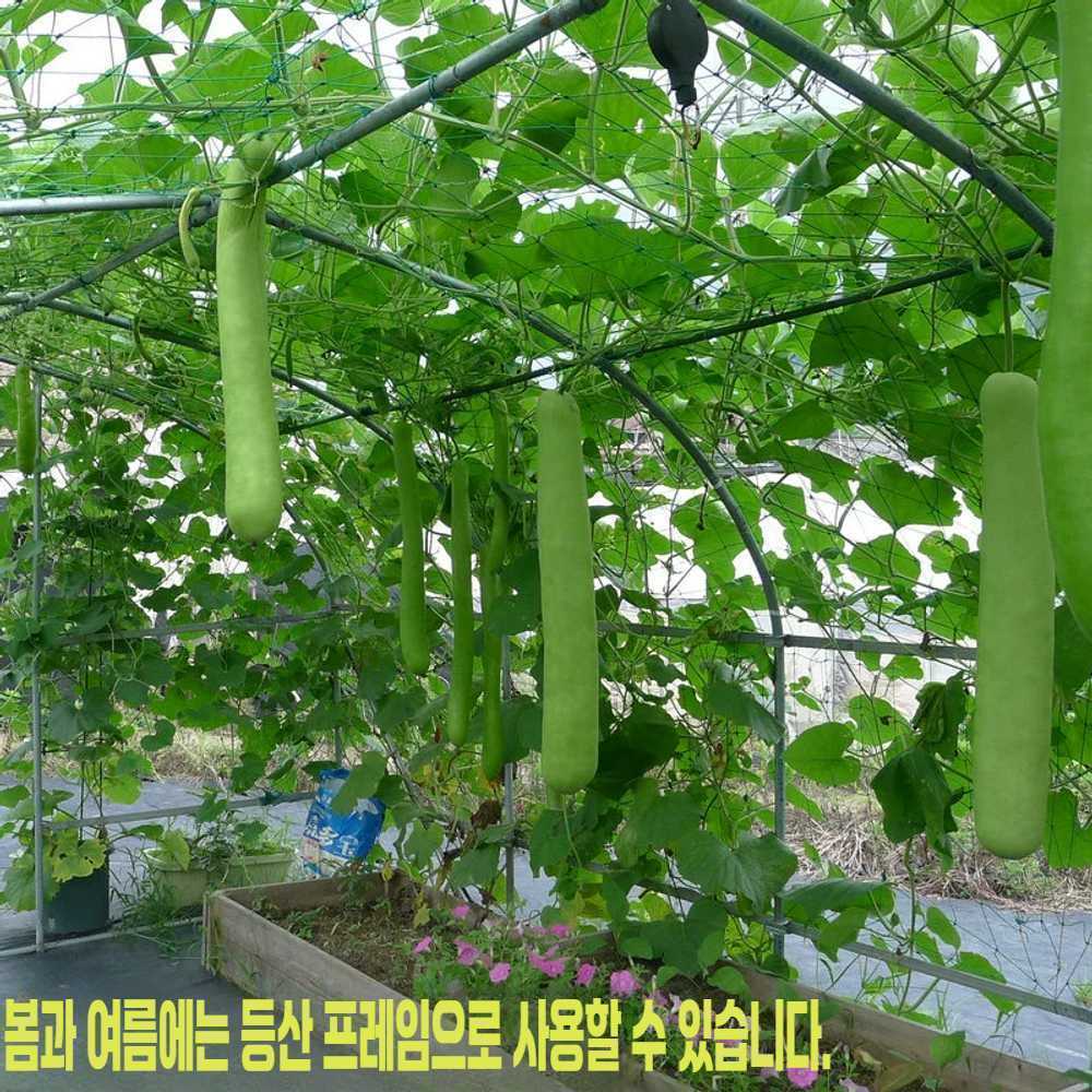 조립식비닐하우스 농막 자재 온실 비닐 하우스 텃밭 2mx2mx2m 흰색 양문형 - 상세 이미지 3