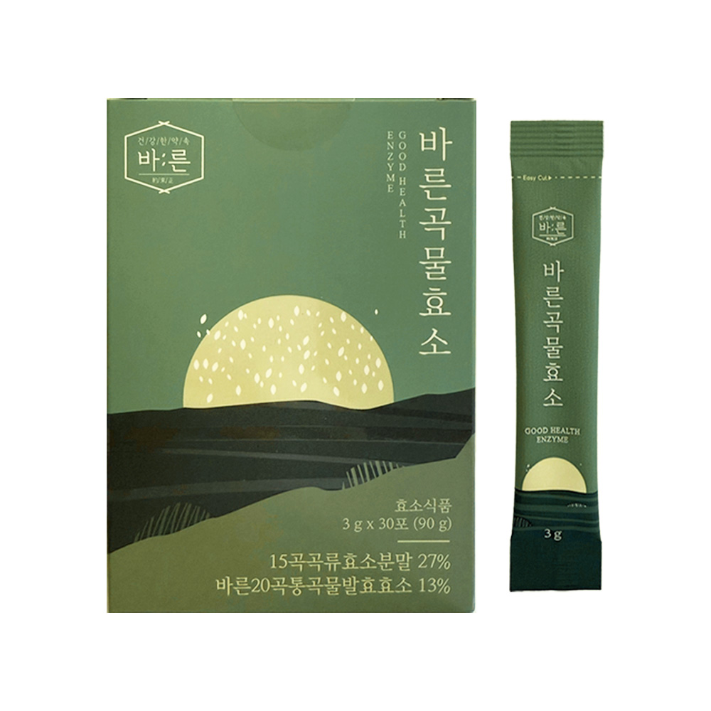바른곡물효소 3g x 30개입 : 써클홀딩스