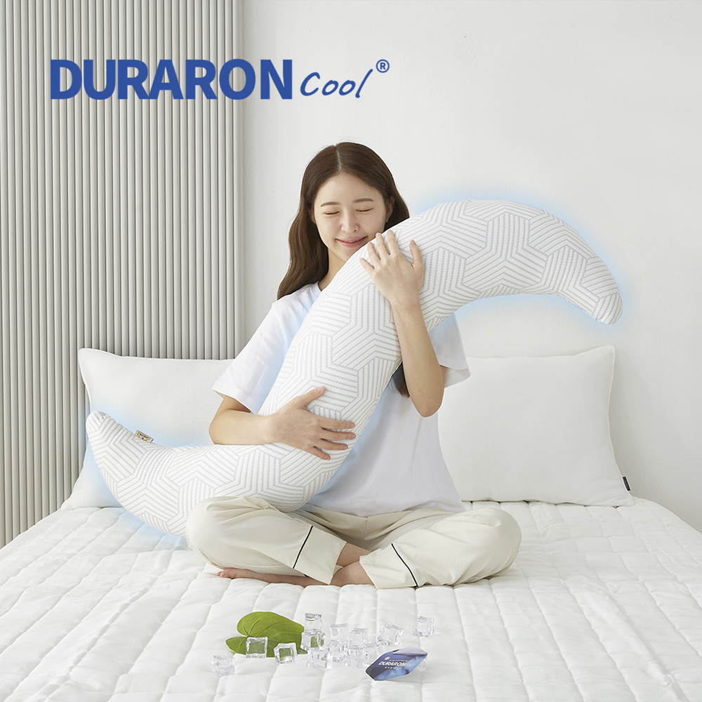 집앤콕 바디필로우 롱쿠션 순면 임산부용 안고자는 긴베개 커버만 그레이