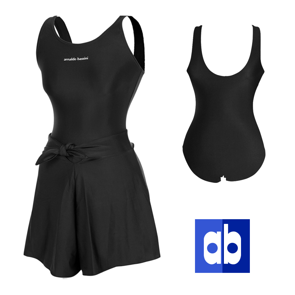 여성 치마 원피스 수영복 유교걸 뱃살 커버 휴양지 수영복 스파 워터파크 온천 - 상품 이미지