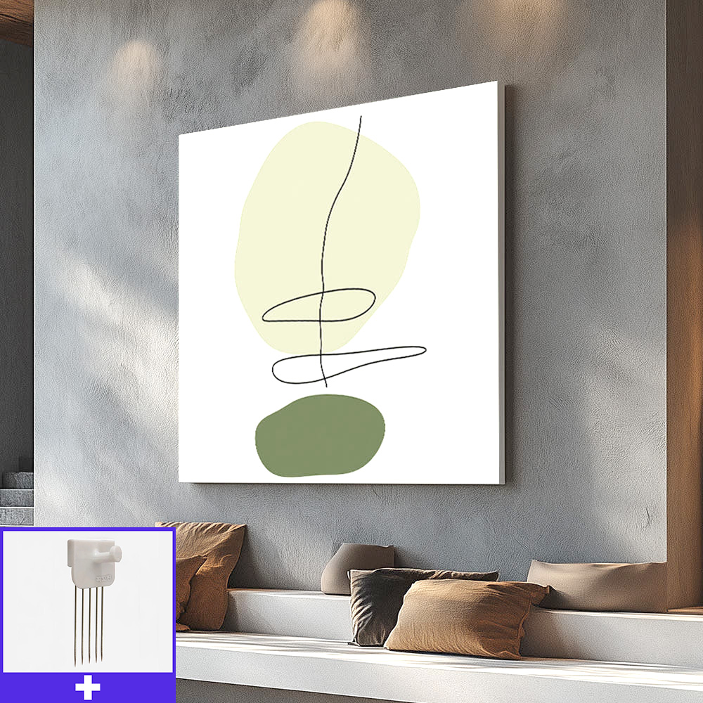 조화 45cm x 45cm 캔버스액자 추상화 - 메인 이미지