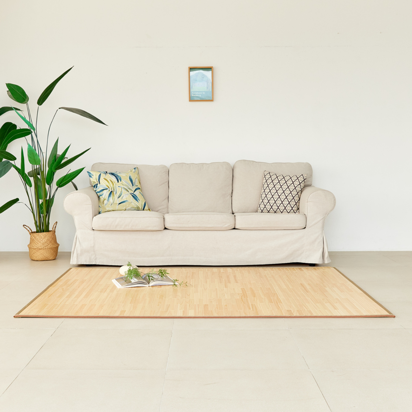 국산대자리 오크 자리 편백 나무자리 여름 대나무돗자리 편백나무자리, 270x210cm