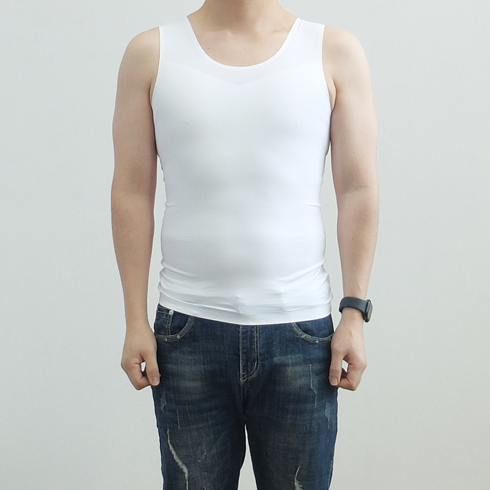 뉴싸인 남자보정속옷 나시 민소매 뱃살 복부 가슴 이너웨어 이미지 6