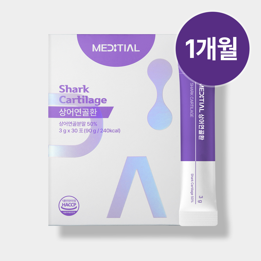 메디셜 바이오닉 저분자 호주산 상어연골환 나노카틸 배합 관절 30포, 1개