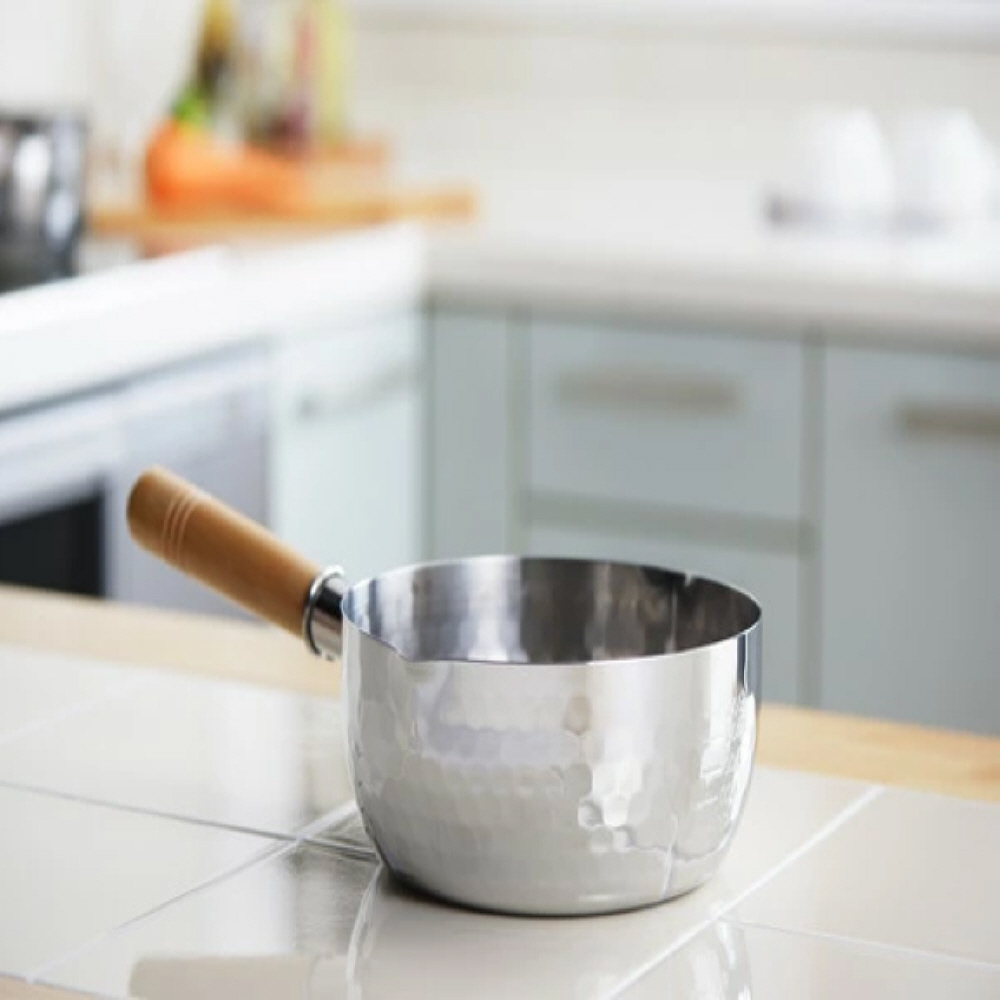 요시카와 편수냄비 16/18/20/22cm 인덕션 가능 스텐 IH 일본냄비 라면 우동에 딱