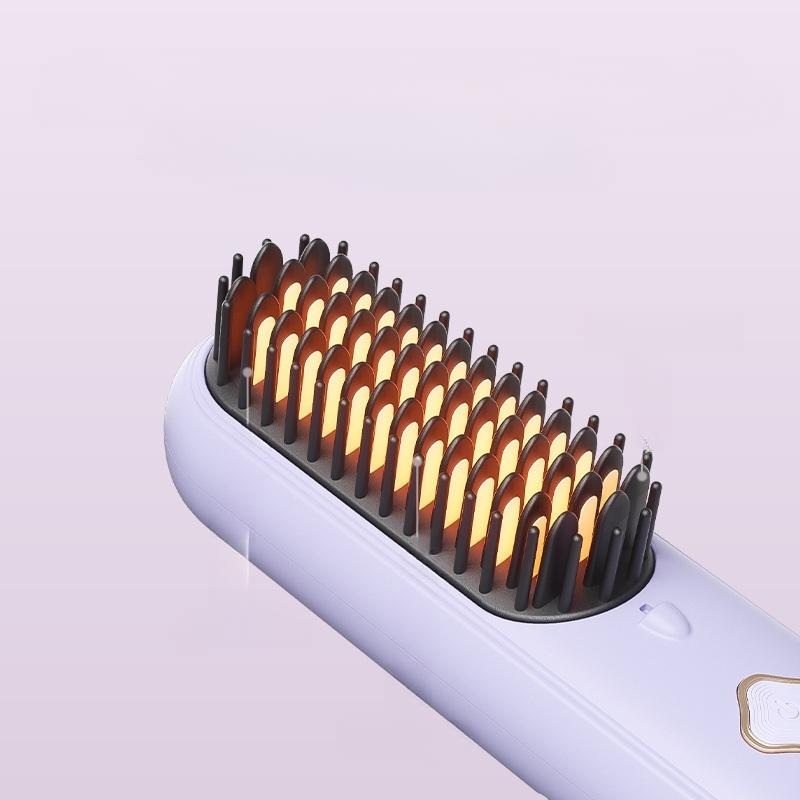 모발손상 없는 휴대용 음이온 뿌리볼륨 무선 고데기 4000mAh 대용량 - 상세 이미지 2