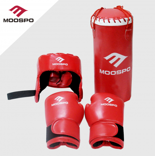 무스포 복싱 연습 세트 권투장갑 헤드기어 샌드백