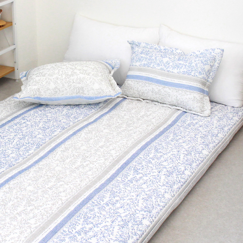 아르떼베딩 시원한 리플 시어서커 여름 미끄럼방지 냉감 이불 바닥 요매트 썸머체크 S