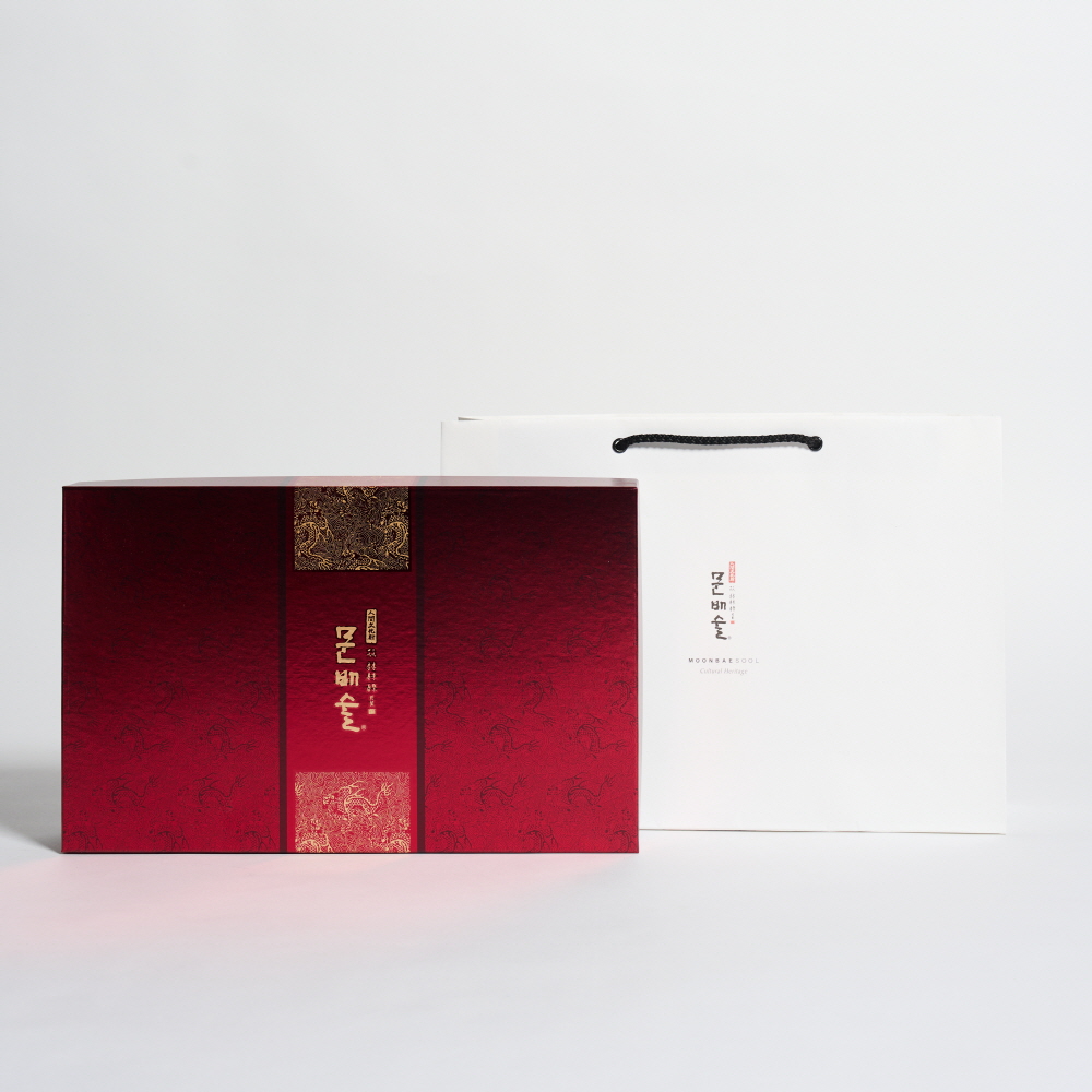 문배술 청향 40도 375ml x2 선물세트 문배주 양조원 (전용잔,쇼핑백 포함) - 상세 이미지 4